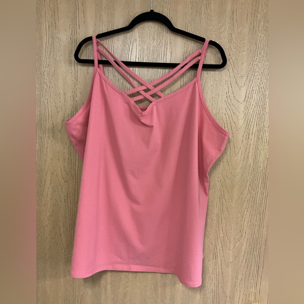 Maurices Coral Camisole with Crisscross Straps